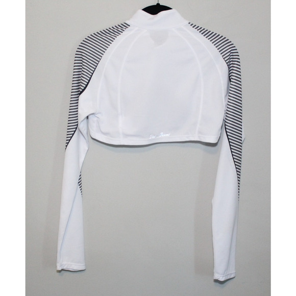 Pearl Izumi Women's Fly Intercool Shrug White Long Sleeve Zip Crop Top Large - Picture 11 of 12